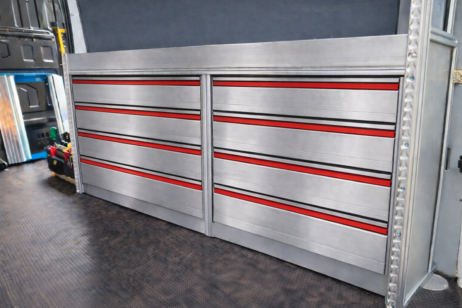 Mobiworx laden aluminium met rood acccent